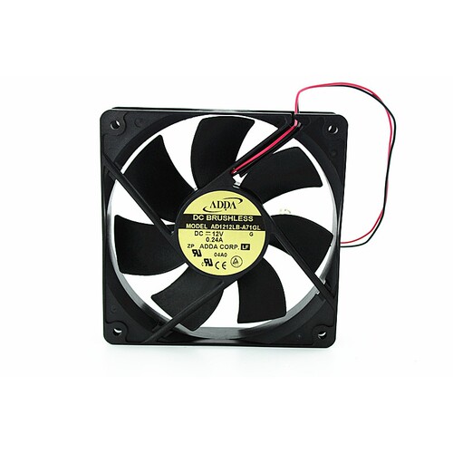 原装 ADDA AD1212LB-A71GL 12V 0.24A 12CM 12025 2线 散热风扇