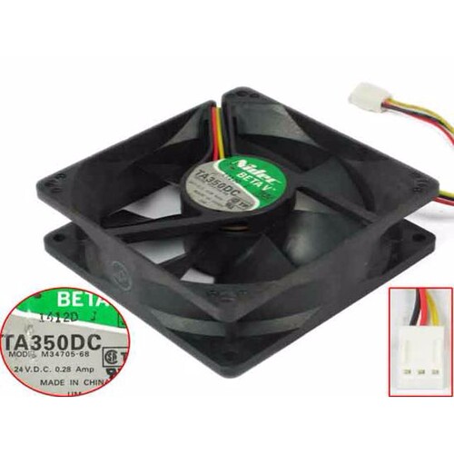 TA350DC M34705-68 24V 0.28A 原装正品日本NIDEC 8015 进口风扇