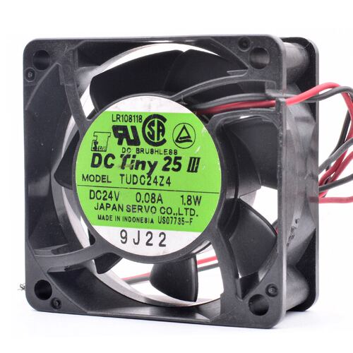 现货原装伺服 TUDC24Z4-019 DC 24V 0.08A 1.8W 6cm 变频器风扇