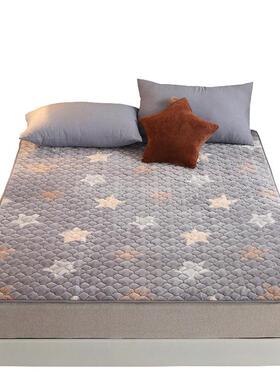 法垫绒床垫家用防滑保暖垫冬天毛绒子兰单XEWN2020人.8m床铺垫被