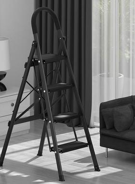 镁室多力多功能合金梯子家用折叠梯伸加厚内人字梯铝楼梯缩梯MDL-