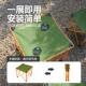 沃特布曼户外闲折叠布桌桌露营可携式 沙滩桌钓鱼休 小桌子备野餐装