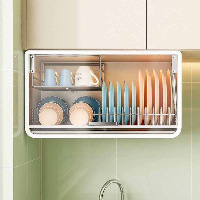房置物碗架厨壁挂式碟收纳架碗盘沥水能架碗HRH筷收纳盒多功碗柜