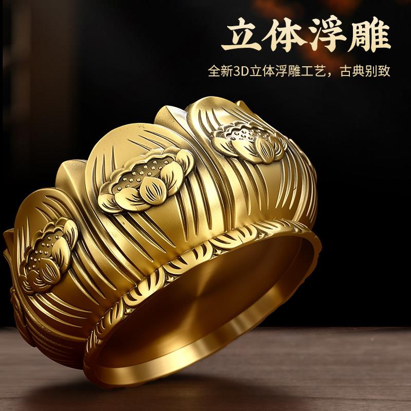 香莲炉家用供奉炉室供内佛观音花H2025072烛台果盘铜套装上香香薰