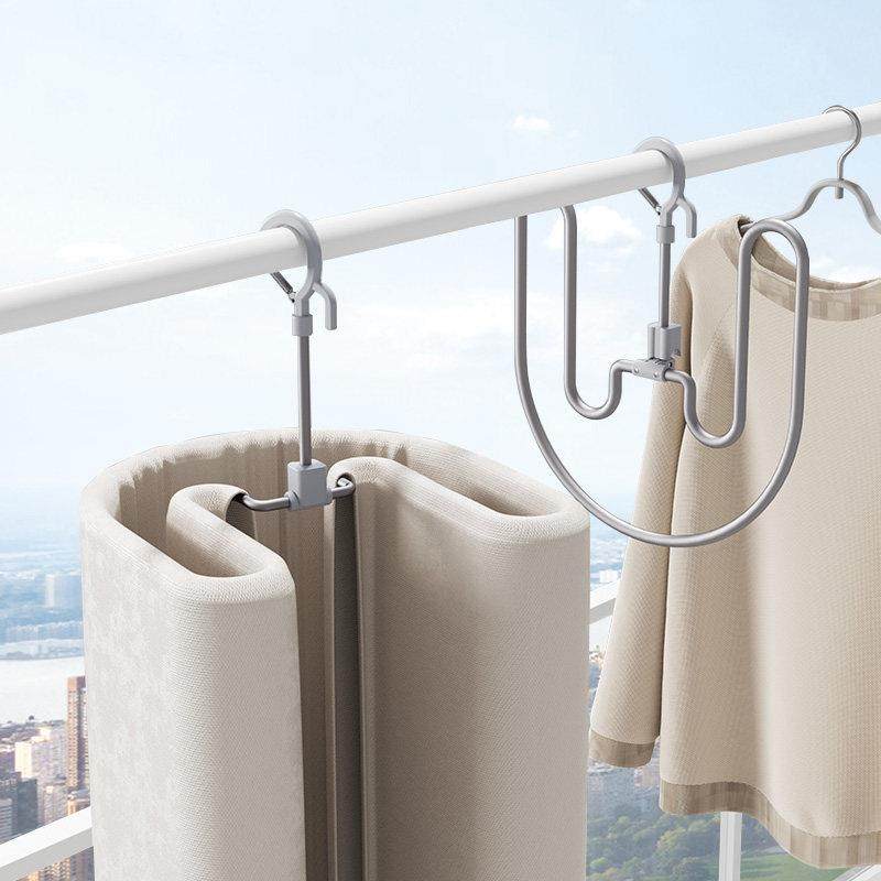 晒被神器旋式铝合用金旋转家用螺阳台晾晒被套床子单被罩专晾衣架,收纳整理,床品/布艺晾晒架,淘宝优惠券,粉丝福利购,淘宝优惠卷