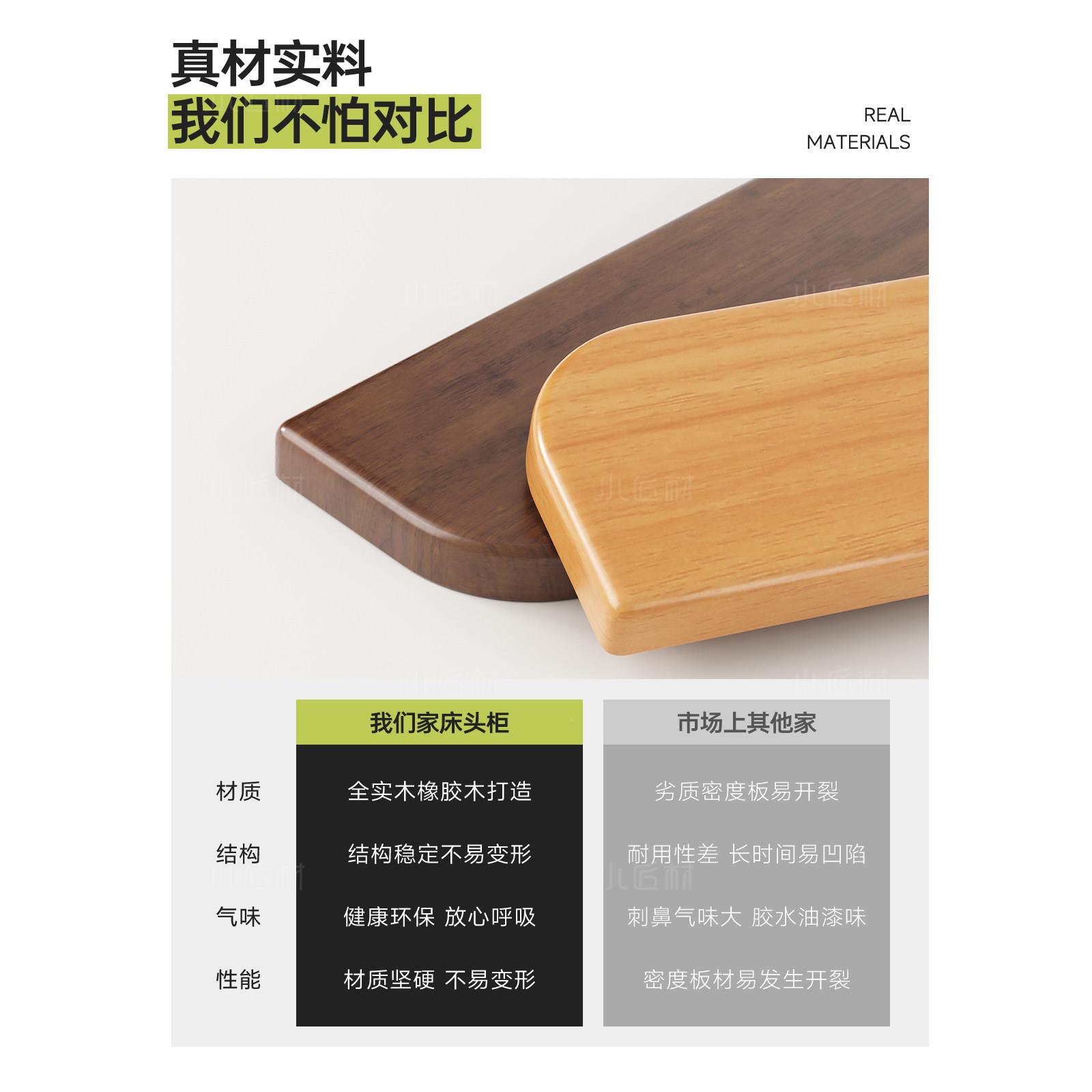 子实木床头柜小型极窄家用CJ-S-6卧收室2025物爆款超窄床边纳柜夹
