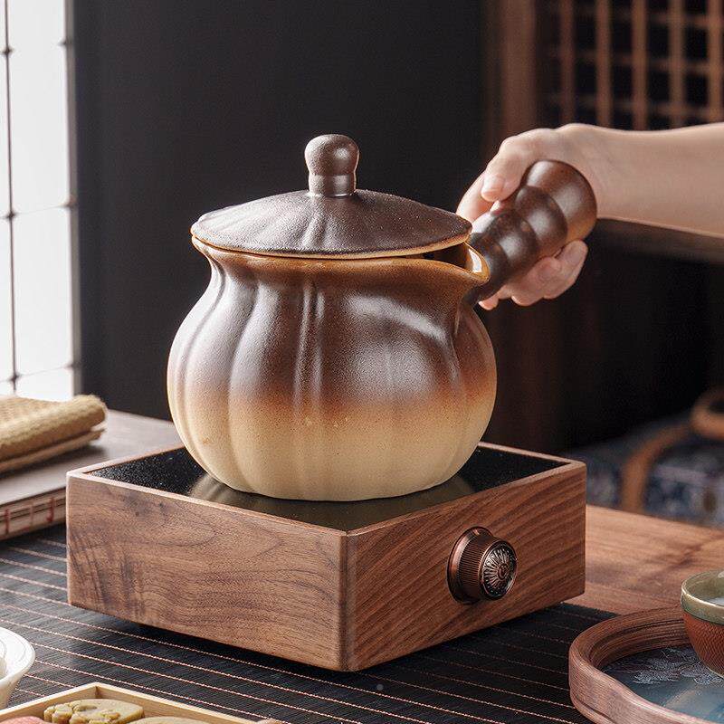 煮围炉茶茶家炉用带盖罐罐奶茶电陶煮茶器陶GAF壶烤奶罐茶壶陶土