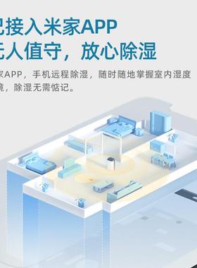 业智能除湿机室内家用轻音室湿52618抽德湿机小型除器Z12卧A3