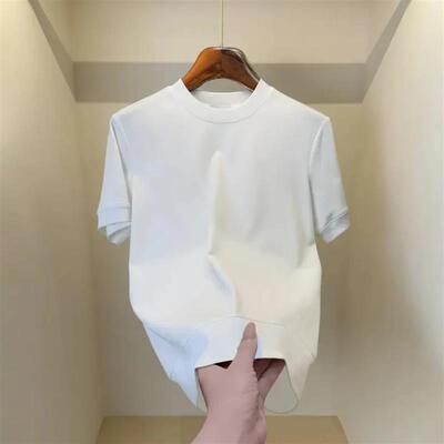 JAKE CAVOS杰克卡沃斯淼森创液氨丝光棉男短袖t恤夏季半袖打底衫