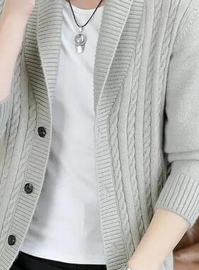 徒徒Jine男装d2025X男士新款q秋季休闲时尚潮流帅气韩版翻领开衫