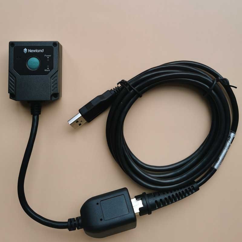 新大陆FM430工业固定式扫描枪流水线PLC外部触发IO以太网口模块模