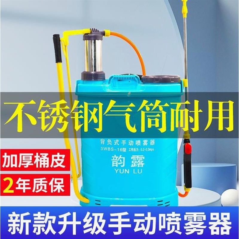 德国进口农用背负式手动喷雾器手压式高压打药机手摇小型喷雾机消