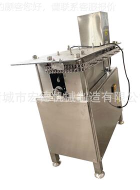 商用全自动鸡爪脱骨机钢连续鸭掌去骨机开口机IHU锈无不鸡爪剔骨