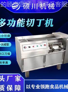 带皮冻五花连续式切肉丁冷机3微冻ZTV牛切丁机鸡肉鸭脯50型肉丁机