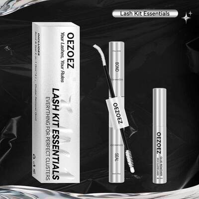 Cross border popular eyelash glue set with natural adhesive