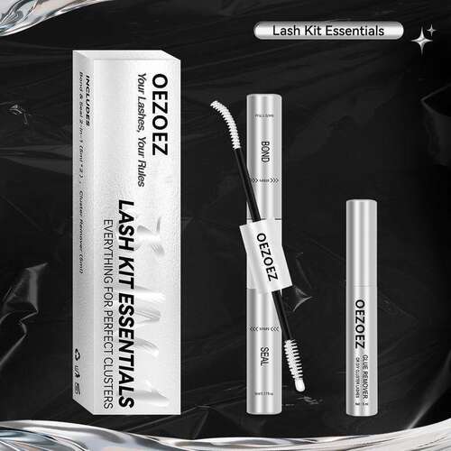 Cross border popular eyelash glue set with natural adhesive