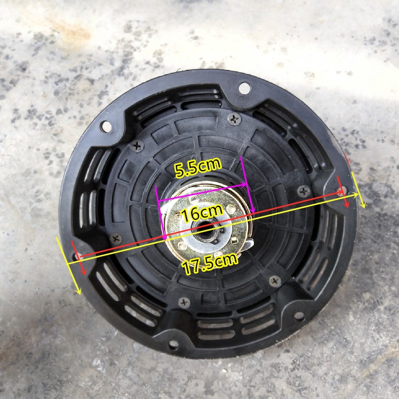 170F微耕机免拉启动器发电机水泵手摇单缸旋耕配件大全农用打药机