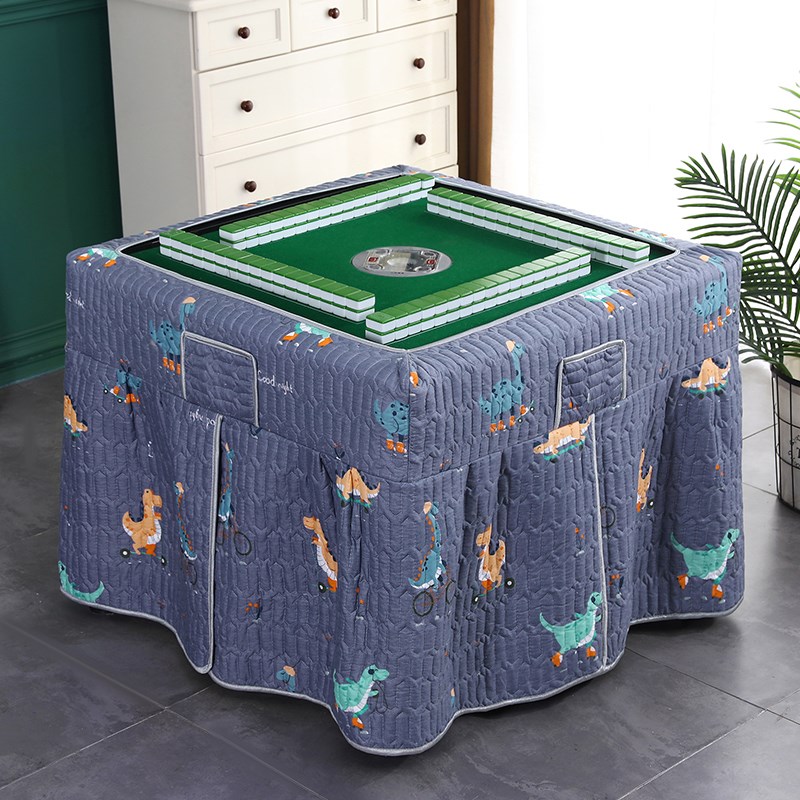 新款自动麻将机罩烤火围罩正方形电烤炉桌罩取暖桌加厚电炉罩