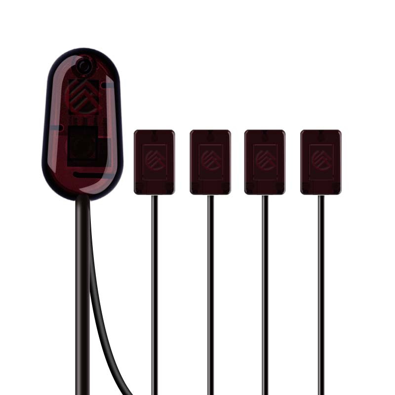 U10红外转发器IR扩展器 遥控信号延长器 灵敏 一拖四台 家电遥控