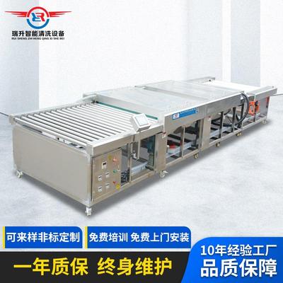 铝板拉丝板冲孔板表面除油污不锈钢清洗烘干机设备热水喷淋滚刷