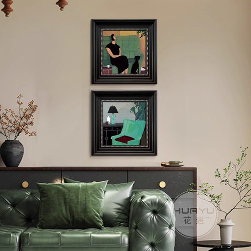 高级感客厅餐厅挂画小众艺术