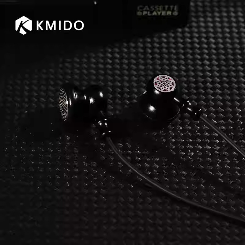 KMIDO/酷米豆 W10磁带机专配F10平头塞动圈CD耳机模拟声人声3.5mm