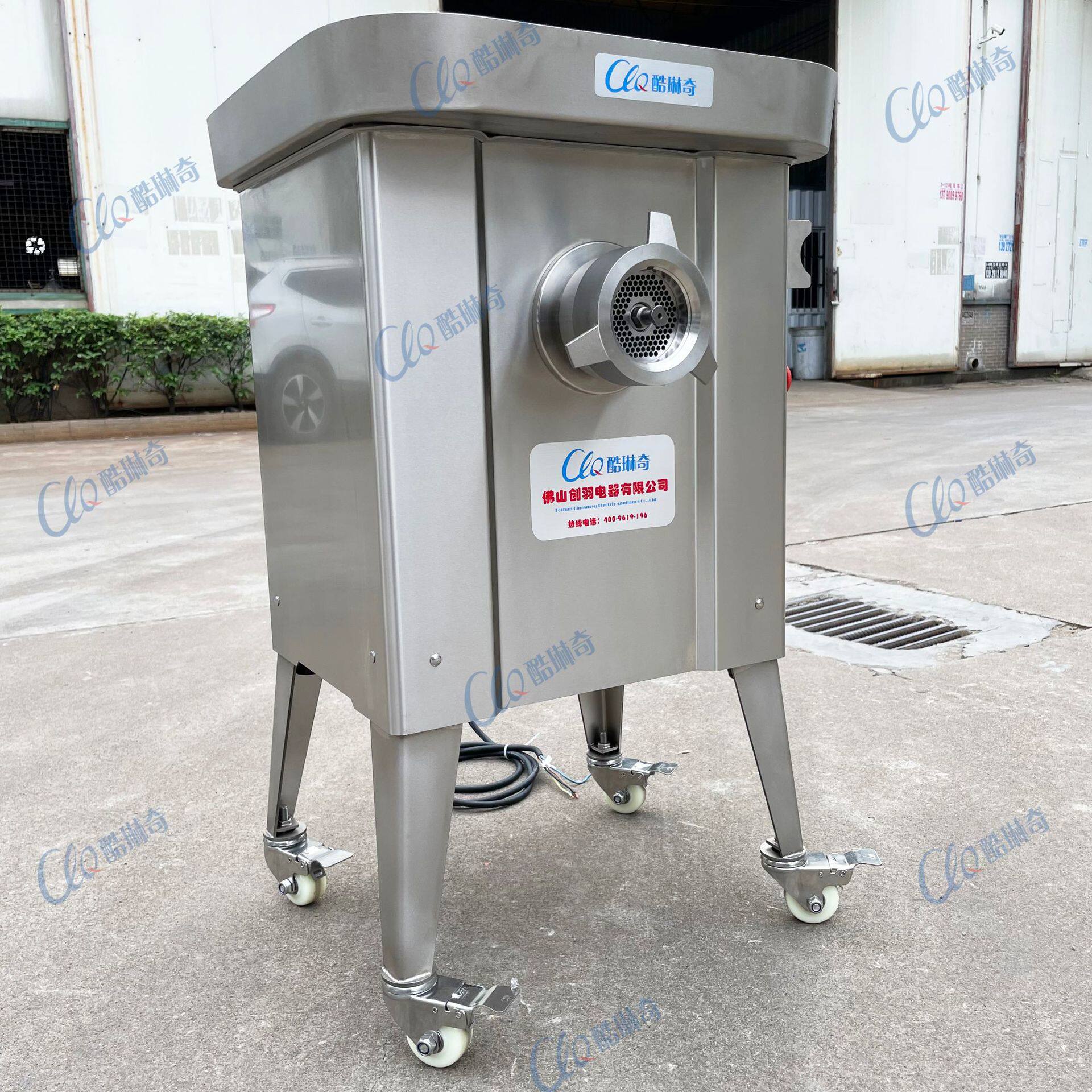 m工业自动冻肉通用商用绞肉机 大型工业搅碎机肉粒机 绞肉机厂家