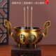 铜合金香炉插线香供佛家用室内香薰炉上香檀香炉烧线香炉大号用品