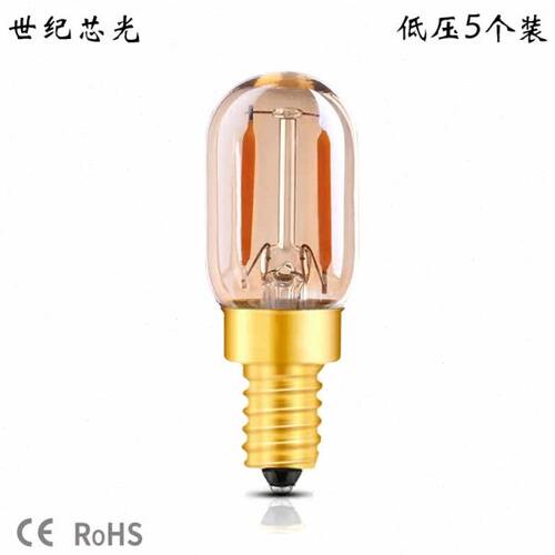 12v低压灯泡24v爱迪生节能E12E14螺口T22直流DC低电压迷你小灯泡