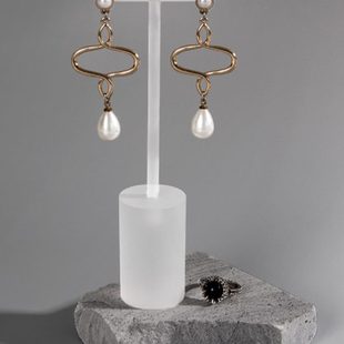 饰季陈列亚克力磨砂首饰展示架店铺桌面道具摆摊饰品陈列