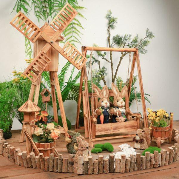 风车秋千幼儿园自然角落地摆件户外庭院别墅装饰景观环创场景布置,家居饰品,户外/庭院摆件,淘宝优惠券,粉丝福利购,淘宝优惠卷