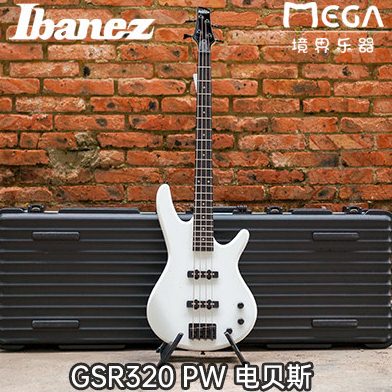 Ibanez 依班娜 GSR320 PW  四弦初学者入门乐器 电贝司 贝斯