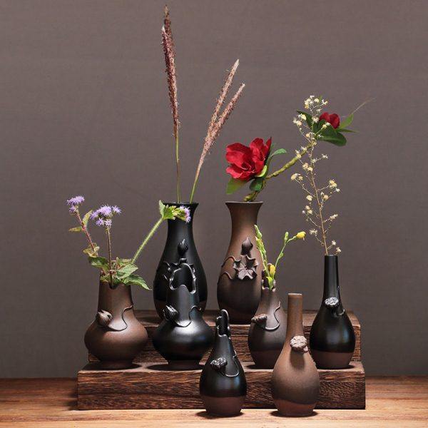 创意禅意日式简约干花插水培花器家居装饰摆件手工捏花迷你小花瓶,家居饰品,花瓶,淘宝优惠券,粉丝福利购,淘宝优惠卷