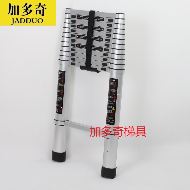 加多奇铝合金伸缩梯加厚直梯单面梯一字升降工程楼梯可携式家用梯