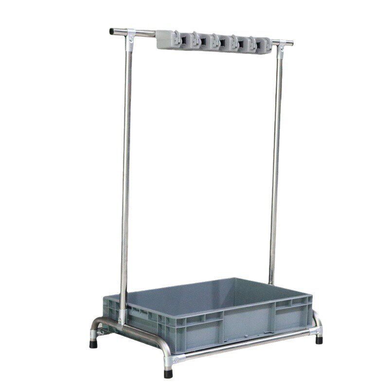 不锈钢拖把架可移动拖把扫把挂架放拖把架子沥水拖布卫生工具收纳