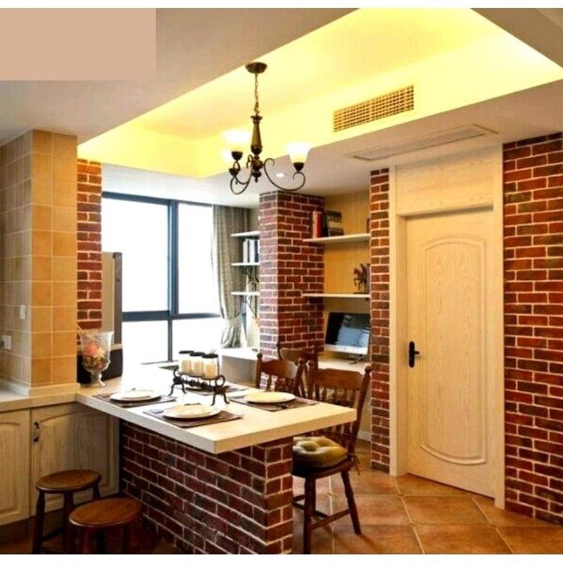 红色外墙文化砖仿古砖片人造文化砖小红砖片室内背景墙水泥青灰砖