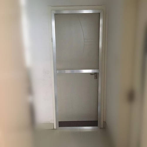 铝合金平开纱门 防蚊防鼠纱网门 自装家用纱窗门R 香槟色可客制化