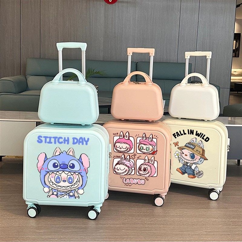 拉布布印花行李箱男女儿童小型轻便可坐骑万向轮密码旅行箱登机潮,箱包皮具/热销女包/男包,旅行箱,淘宝优惠券,粉丝福利购,淘宝优惠卷