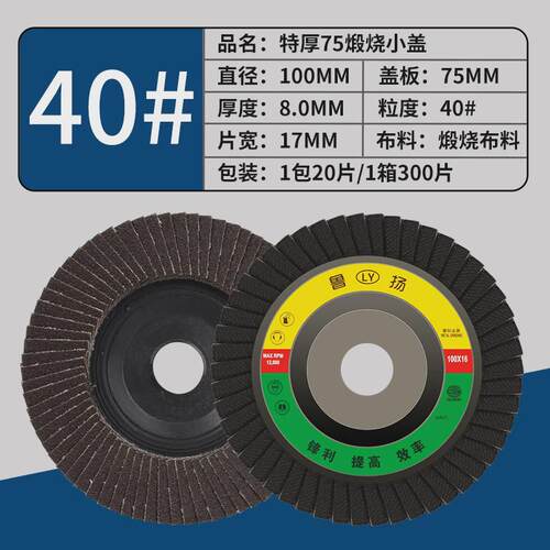 角磨机百叶片100打加厚型百叶轮抛光片磨片砂纸不锈钢手磨机新款