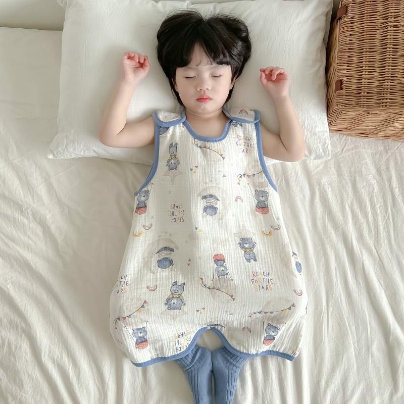 宝宝睡觉护肚子神器防踢被婴儿纱布肚兜儿童护肚围夏季薄款防着凉