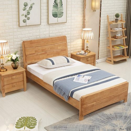 1米2实木90cm公分1.35气压高箱储物8单人床小户型1.2家用一二五宽