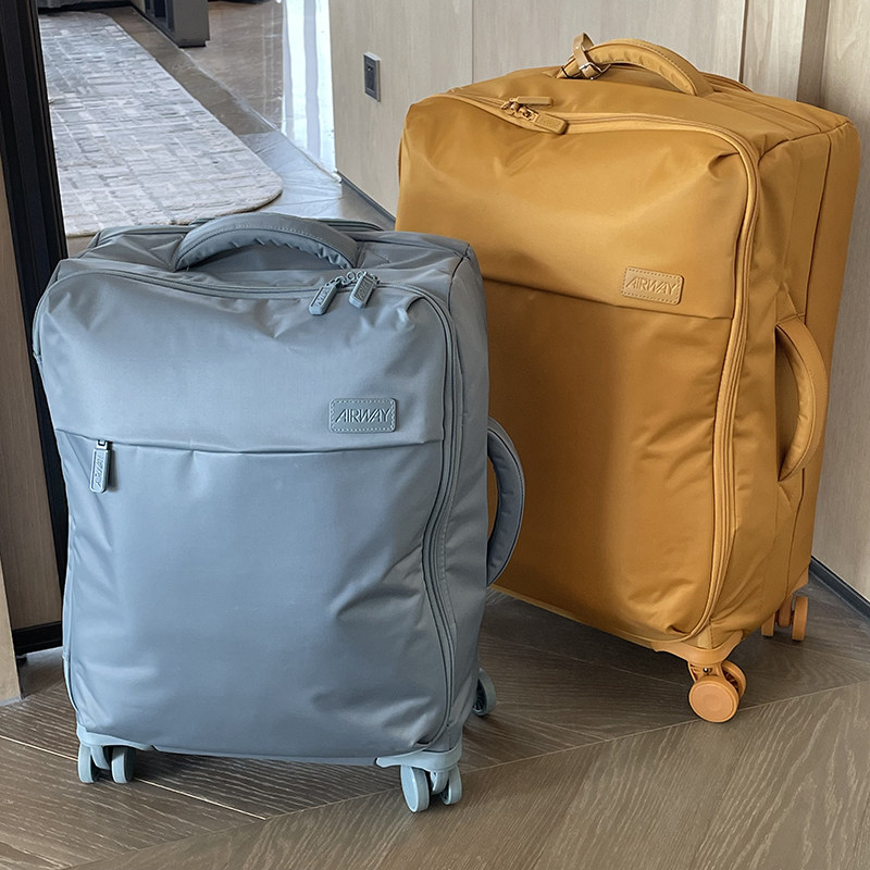 超轻行李箱拉杆箱防水2r0寸登机箱牛津布拉链旅行箱24寸静音万向