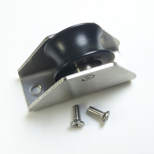 铝合金推拉门窗滑轮不锈钢支架静音轴承轮20宽38高 包邮 2个装 老式