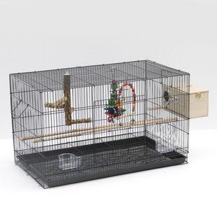 粤迪 鹦鹉笼子大号豪华金属养繁殖鸟别墅虎皮牡丹宠物笼铁鸟笼421