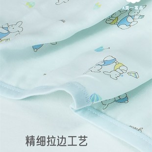 哥比兔夏季儿童纱布被子婴儿夏凉被宝宝盖毯幼儿园纯棉空调被薄款
