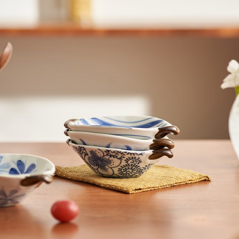 肆月日式味碟小菜碟家用陶瓷调味蘸料碗酱油醋咸菜凉菜小碟子菜盘,餐饮具,碟,淘宝优惠券,粉丝福利购,淘宝优惠卷