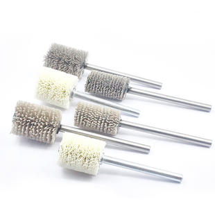 氧化铝陶瓷丝去毛刺管道刷 铝件内孔抛光刷 压铸件内孔除毛刺管道