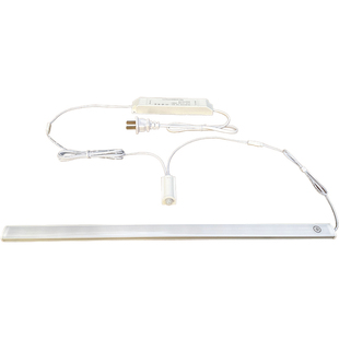 入户玄关鞋柜感应灯带人体感应三色调光220V插电接线柜底部线条灯