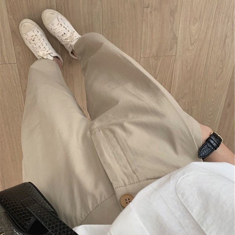 大码女装胖妹妹mm棉质薄款哈伦直筒夏季高腰宽松显瘦休闲裤200斤