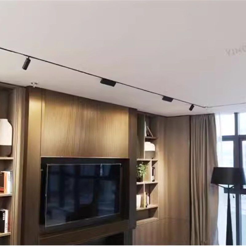 磁吸轨道灯调焦明装射灯客厅卧室无主灯照明嵌入式led线灯无边框,家装灯饰光源,明装射灯,淘宝优惠券,粉丝福利购,淘宝优惠卷